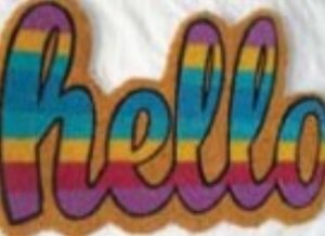 LÁBTÖRLŐ KÓKUSZ 40*60 CM HELLO