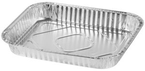 GRILL ALUTÁLCA 34 X 26 X 4,5 CM 3 DB TELI