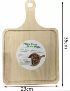 VÁGÓDESZKA FA 23X35 CM NYELES