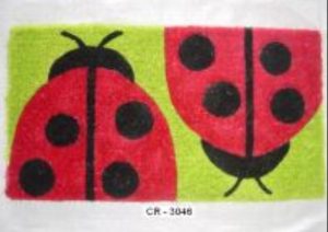 LÁBTÖRLŐ KÓKUSZ 40*60 CM KATICÁS