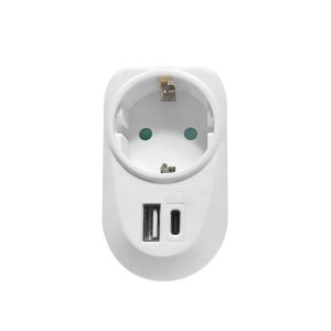 ELOSZTÓ FALI 1 UTAS +USB-A+C 16A