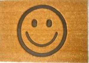 LÁBTÖRLŐ KÓKUSZ 40*60 CM SMILEY