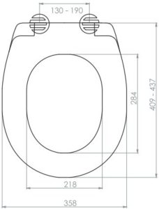 WC ÜLŐKE AKDENIS FEHÉR, 1035 GR.