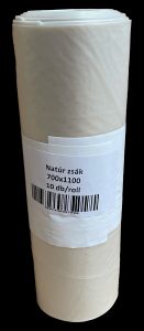 SZEMETESZSÁK  NATÚR 700X1100X0,025 10 DB