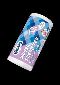 SZEMETESZSÁK  10 L/40 DB PIPERE