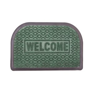 LÁBTÖRLŐ SZENNYFOGÓ WELCOME FÉLOVÁLIS ZÖLD 60X40 CM