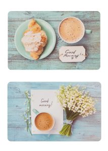 TÁNYÉRALÁTÉT GOOD MORNING 43x28 CM  BANQUET 326121