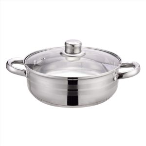 LÁBAS 22CM 3L+FEDŐ KÉT FÜLES RM.
