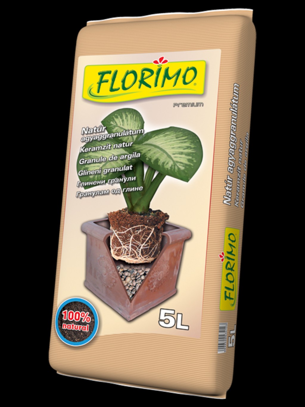 AGYAGGRANULÁTUM NATUR 5L. 5db/cs