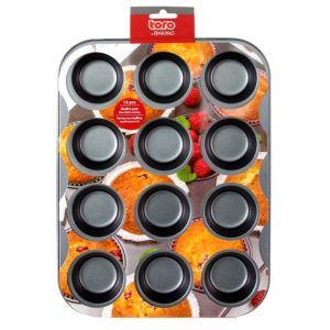 SÜTŐFORMA MUFFIN 12 DB, 35x26,5 CM TORO