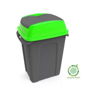 BILLENŐ FEDELES SZEMETES 70L. SZELEKTÍV, ANTRACIT/ ZÖLD