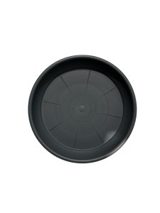 VIRÁGCSERÉP IL-PE ALÁTÉT 25 CM ANTRACIT