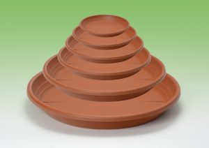 VIRÁGCSERÉP CILINDRO ALÁTÉT 15 CM TERRA