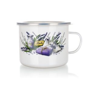 BÖGRE ZOMÁNC LEVENDULA 1400 ML BANQUET 325802
