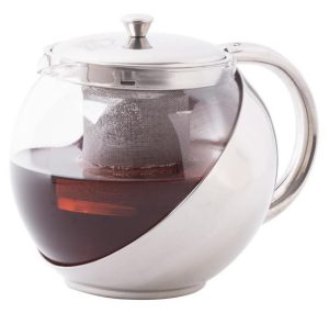 TEAKANNA 1.1 L-ES ÜVEG/RM. ACÉL